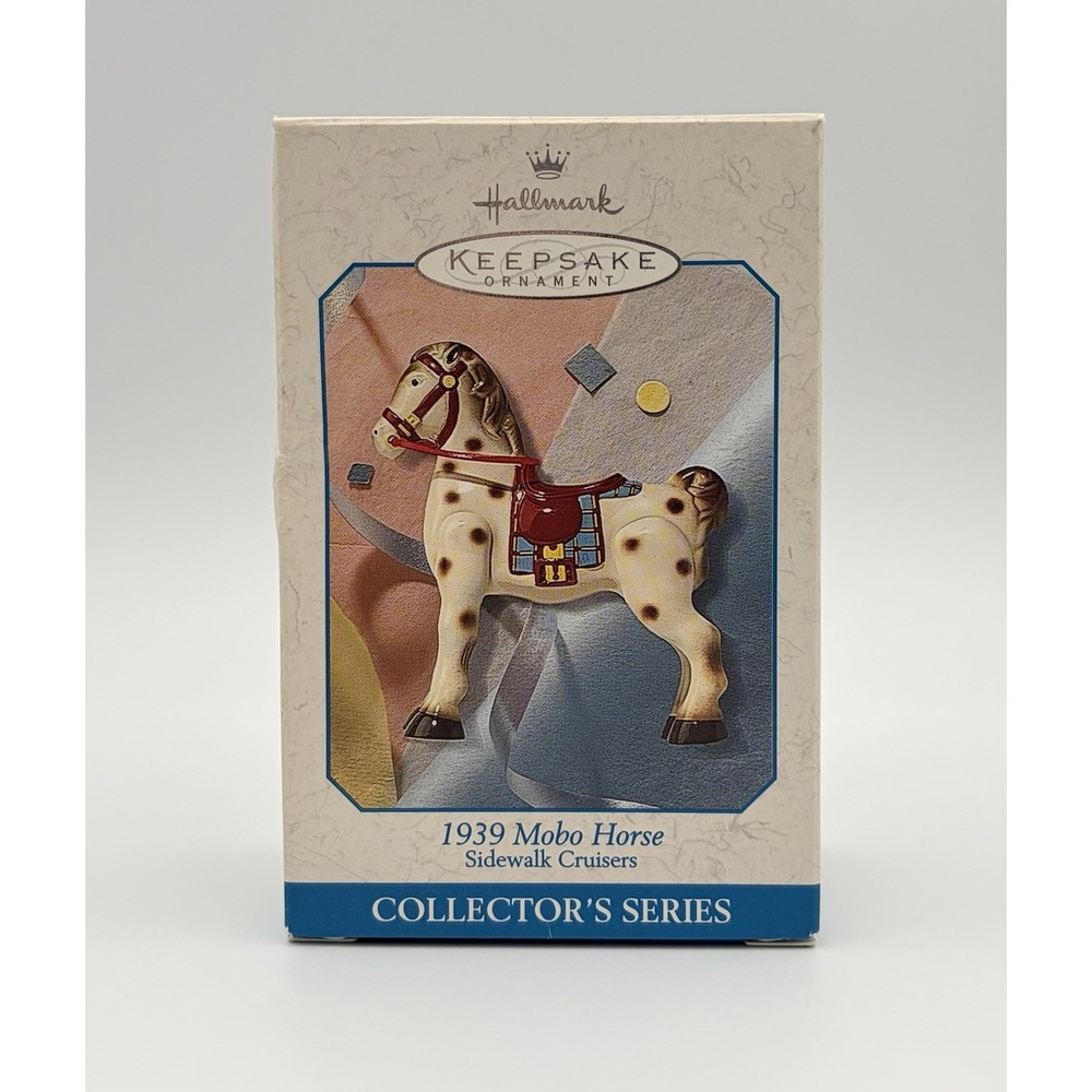 Hallmark Keepsake Ornament 1939 Mobo Horse Sidewalk Cruisers 1998 2nd Vintage - Picture 2 of 11